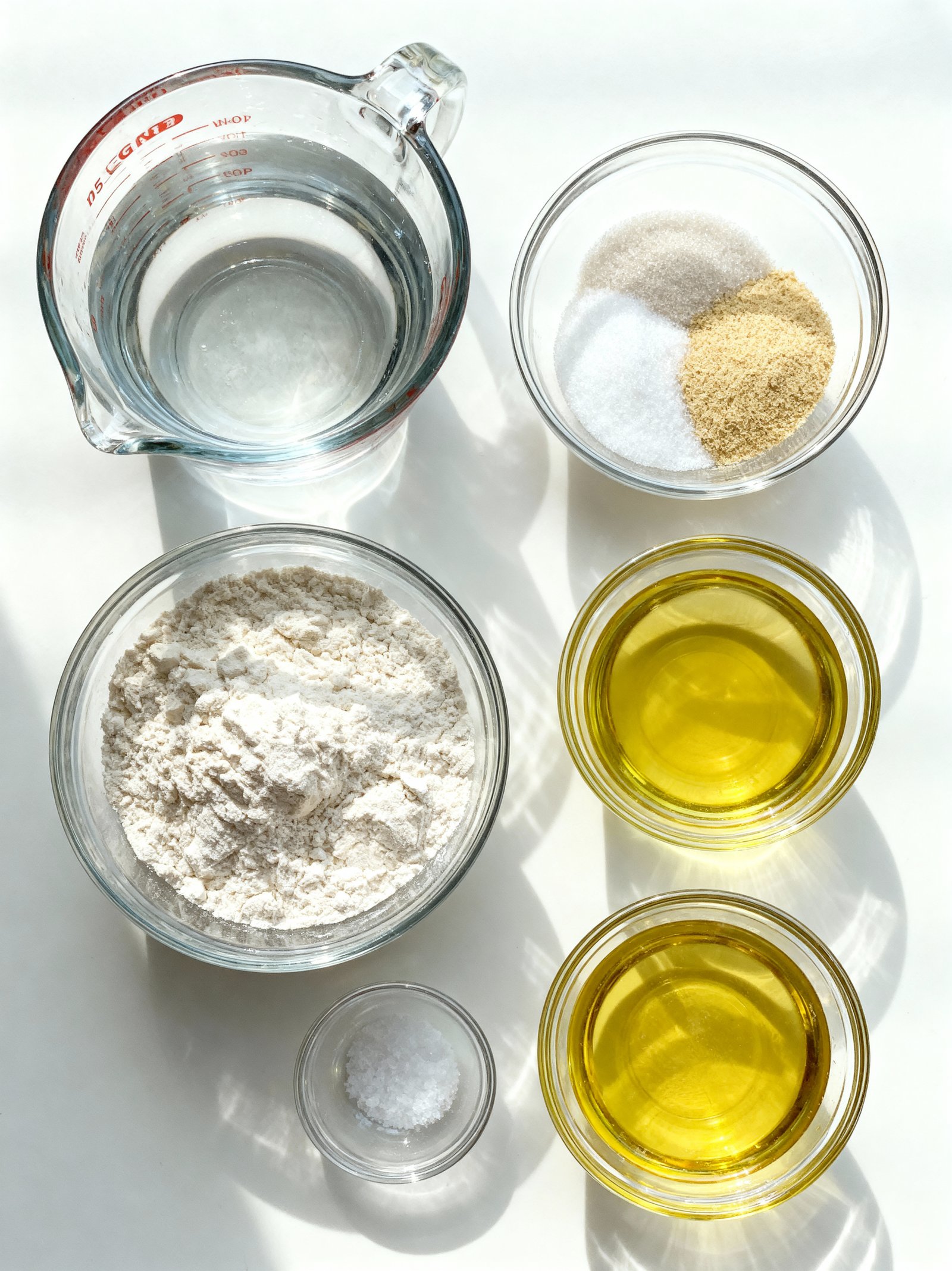 Homemade Pizza Dough ingredients