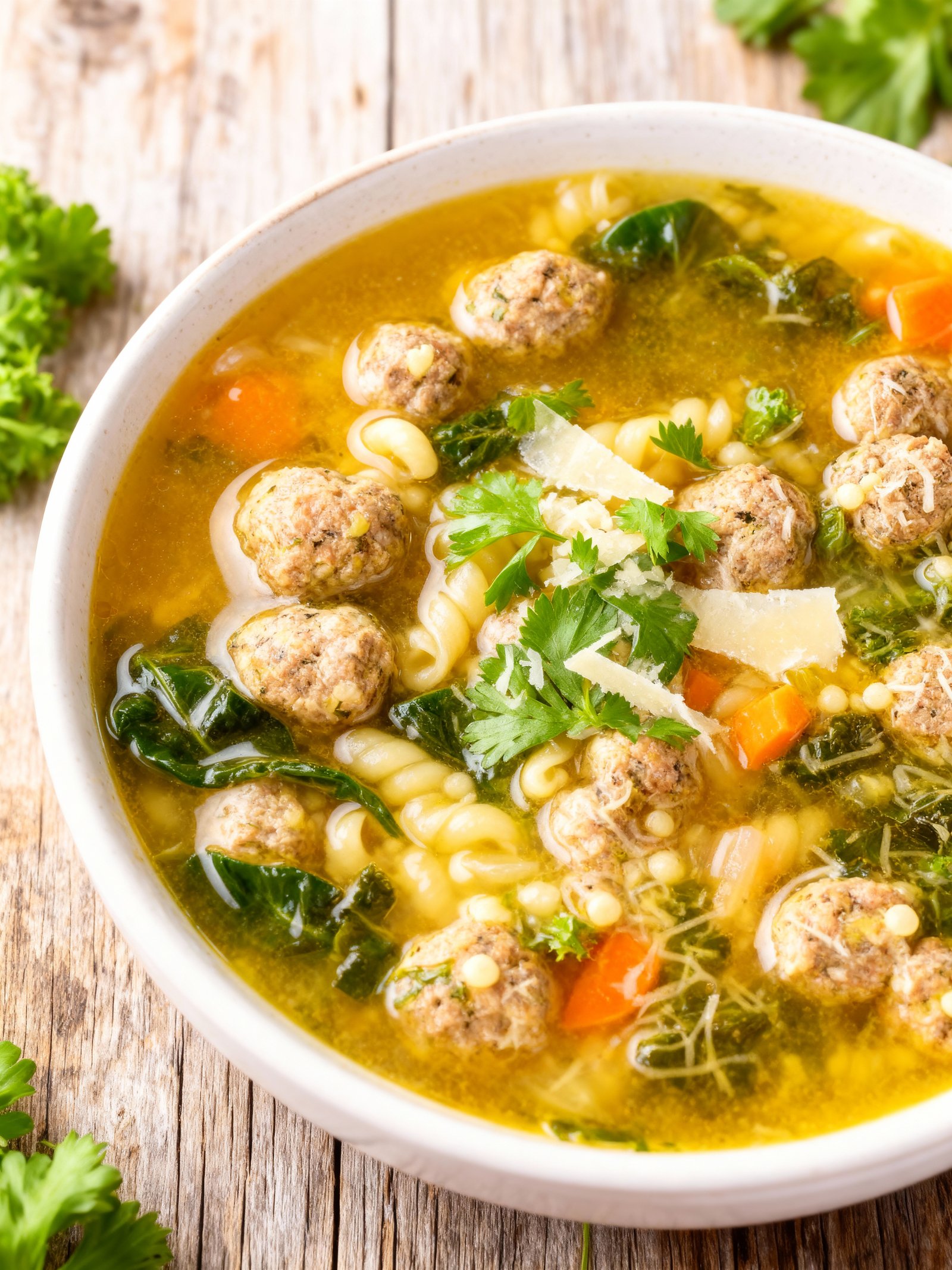 Italian Wedding Soup finished
