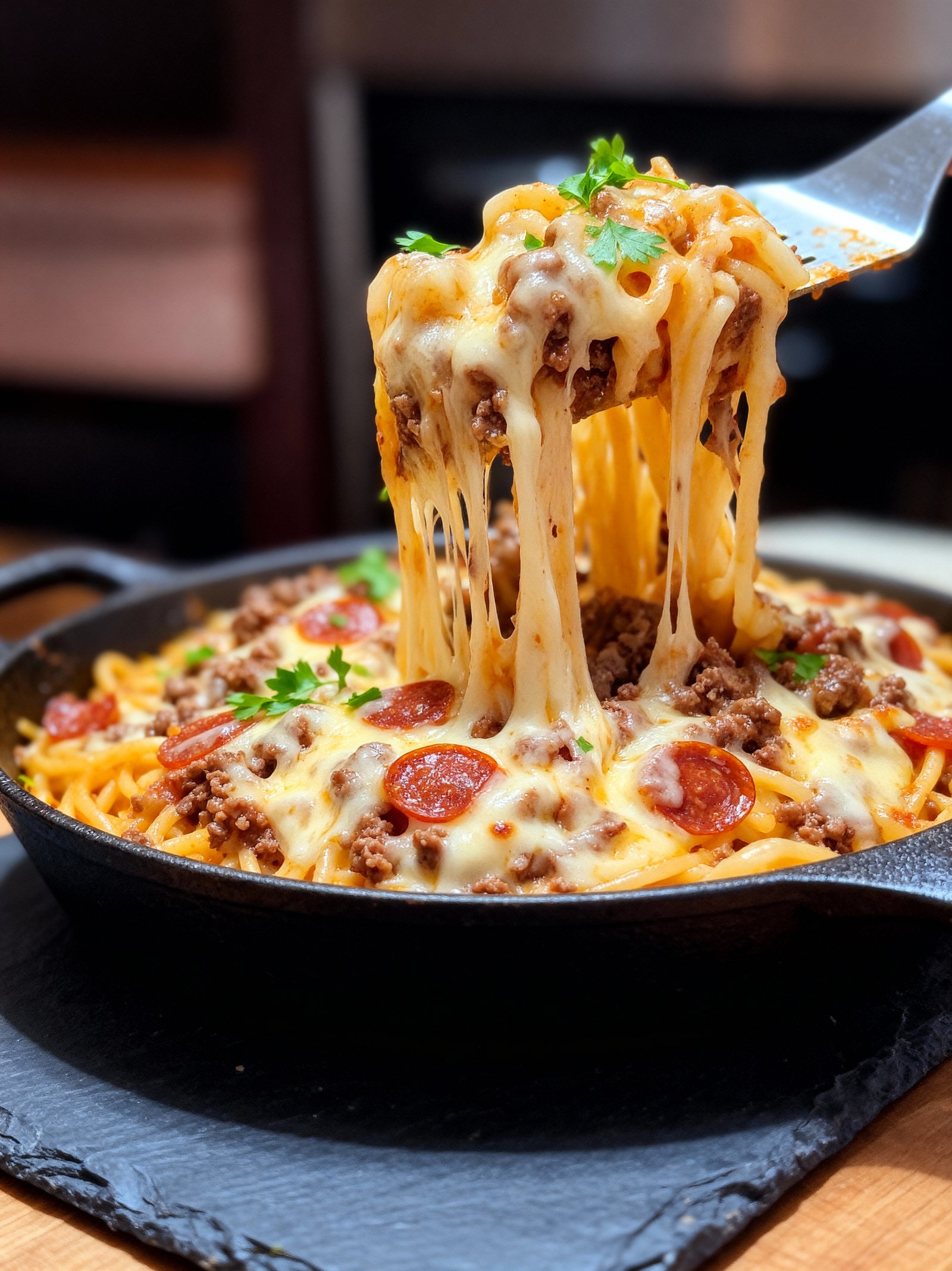 Loaded Pizza Spaghetti finished