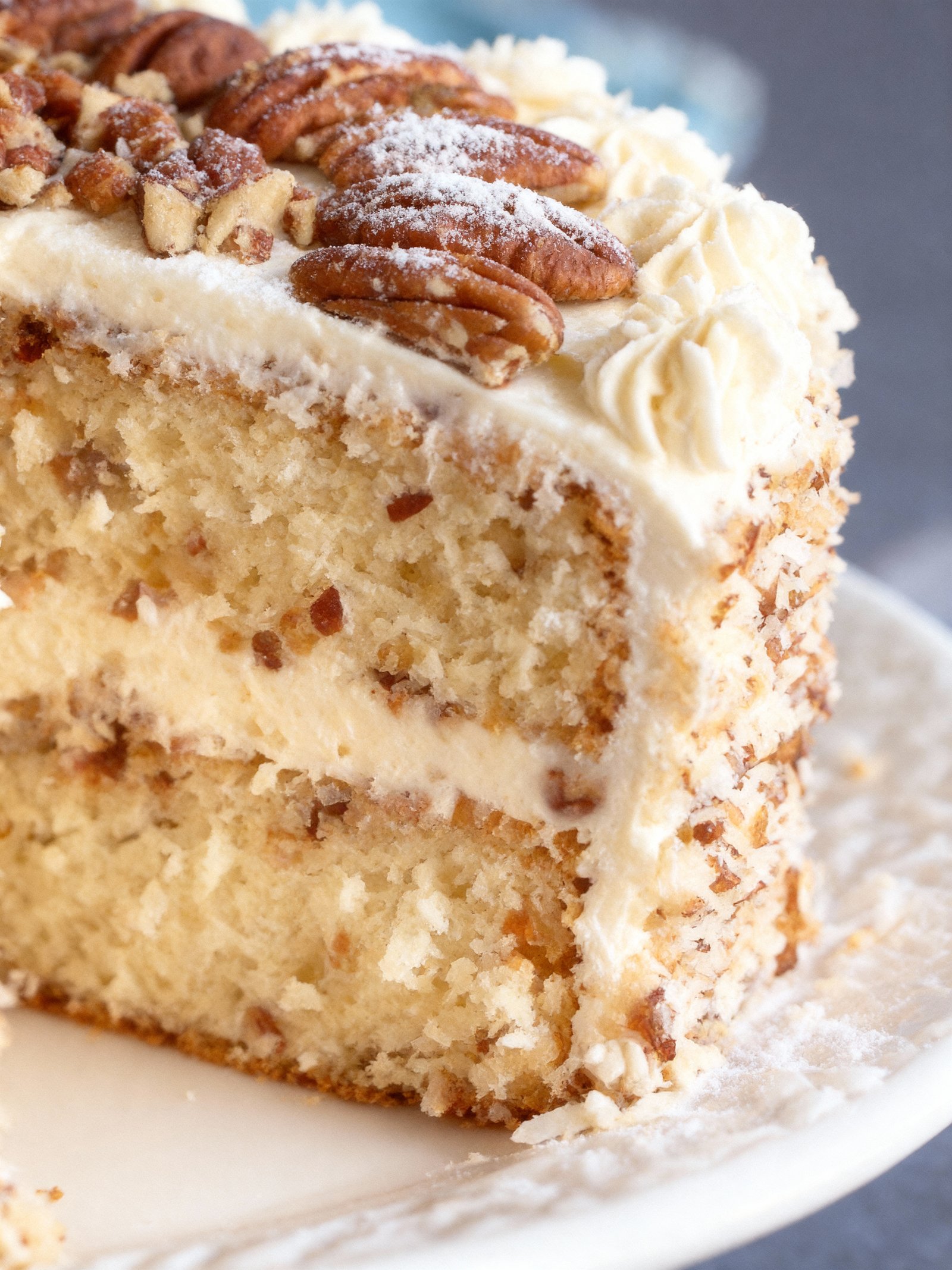 Quick Italian Cream Cake finished