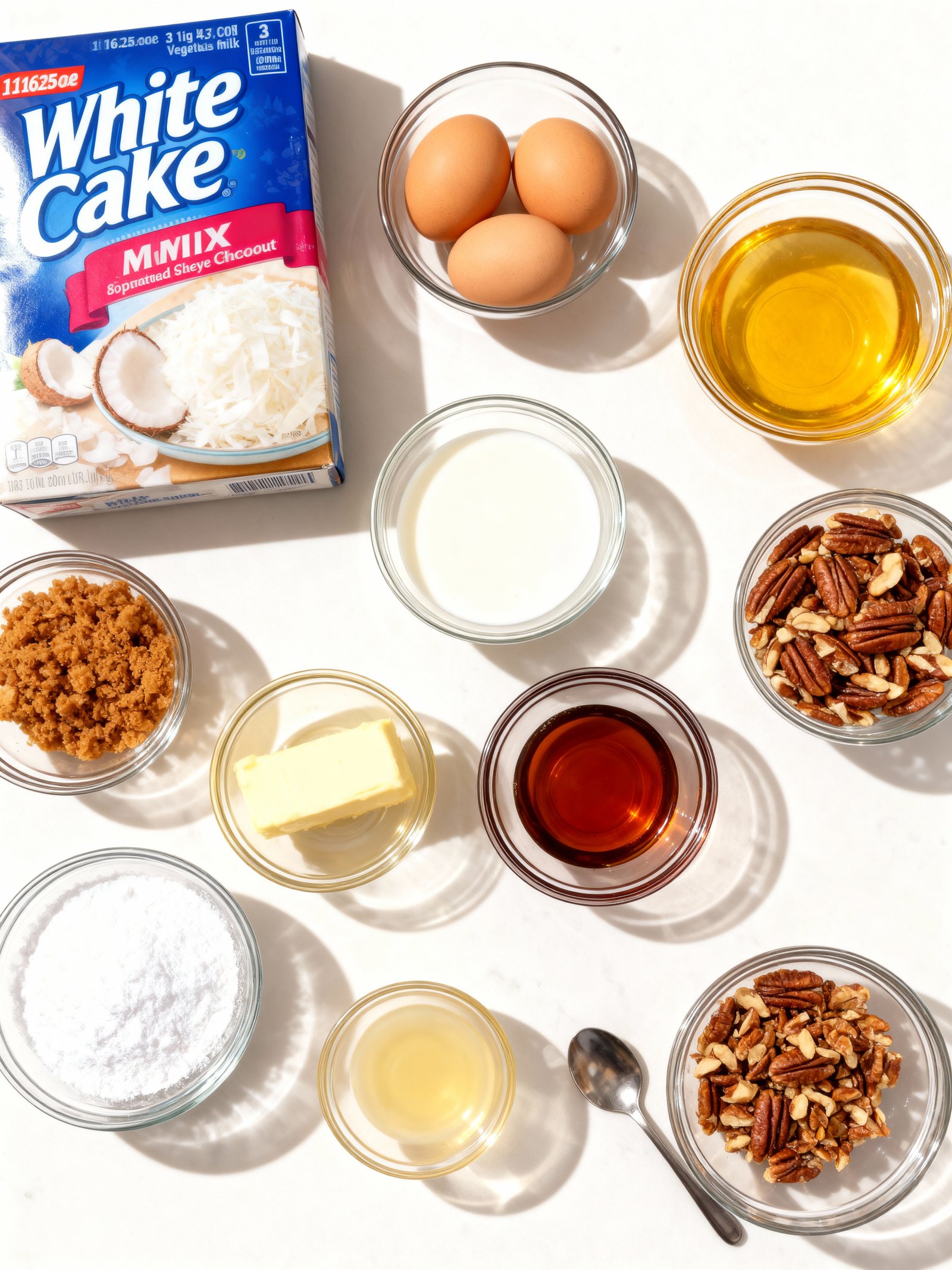 Quick Italian Cream Cake ingredients