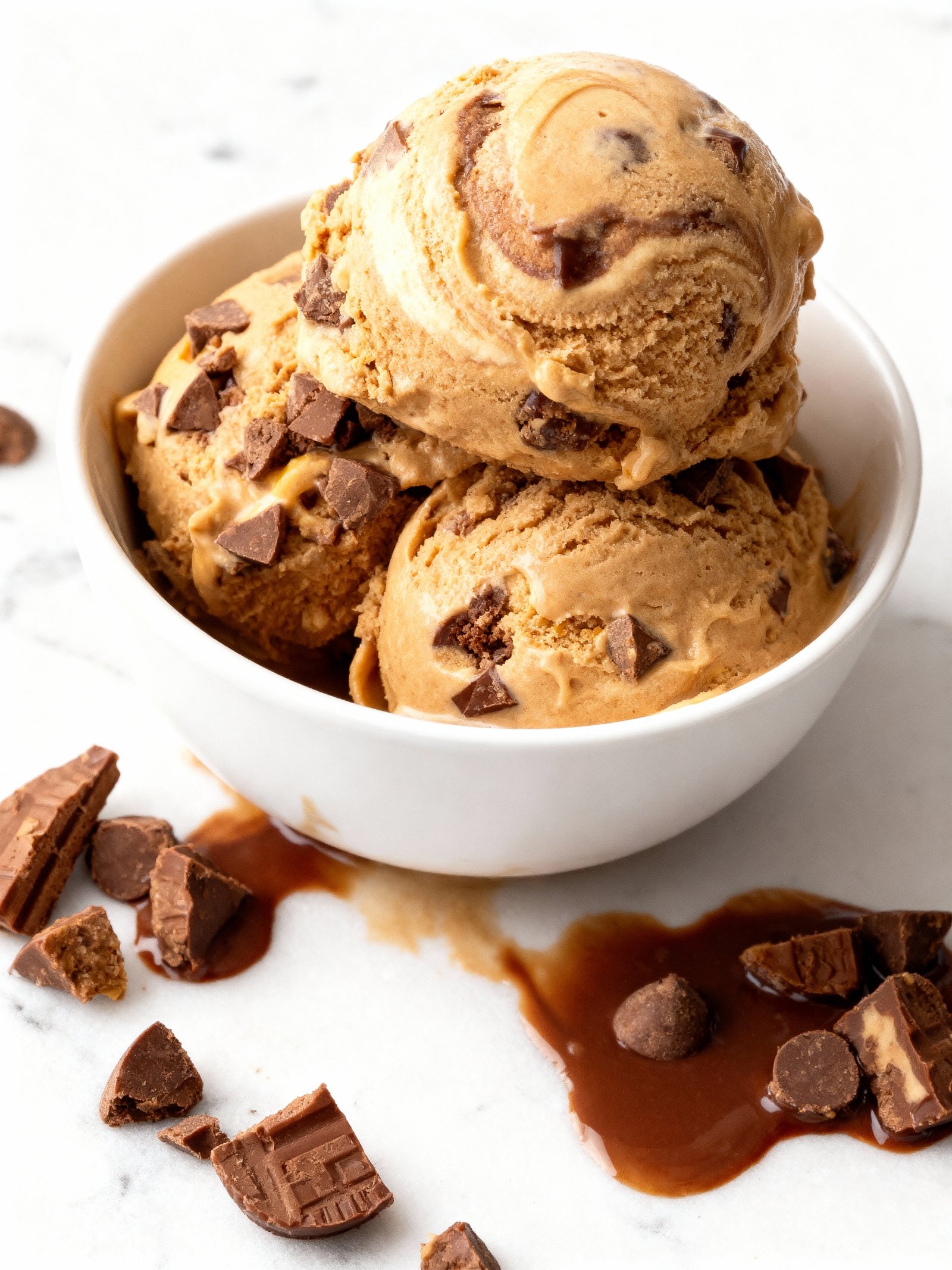Reese's Peanut Butter Ice Cream finished