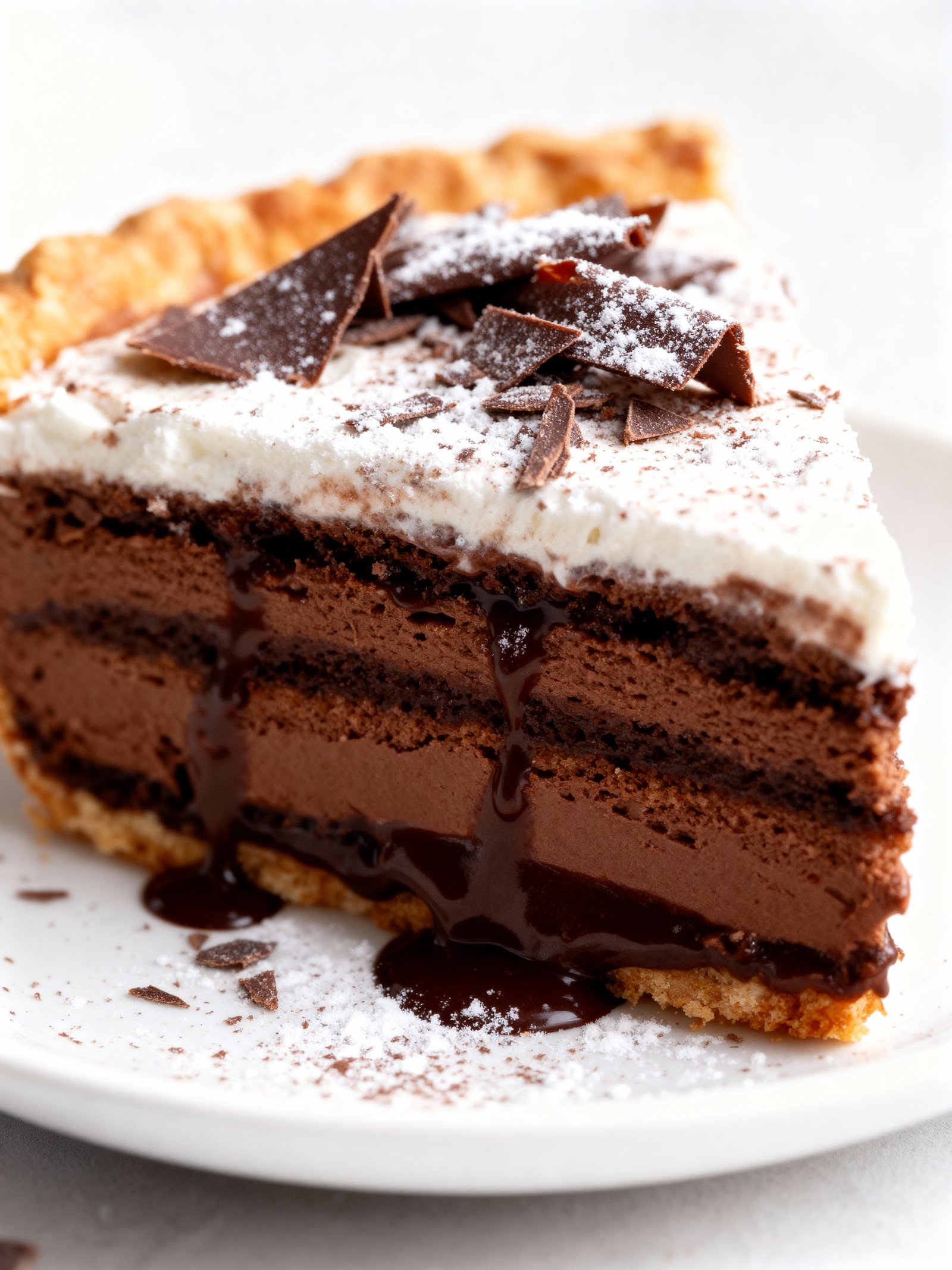 Ultra Rich Chocolate Pie finished