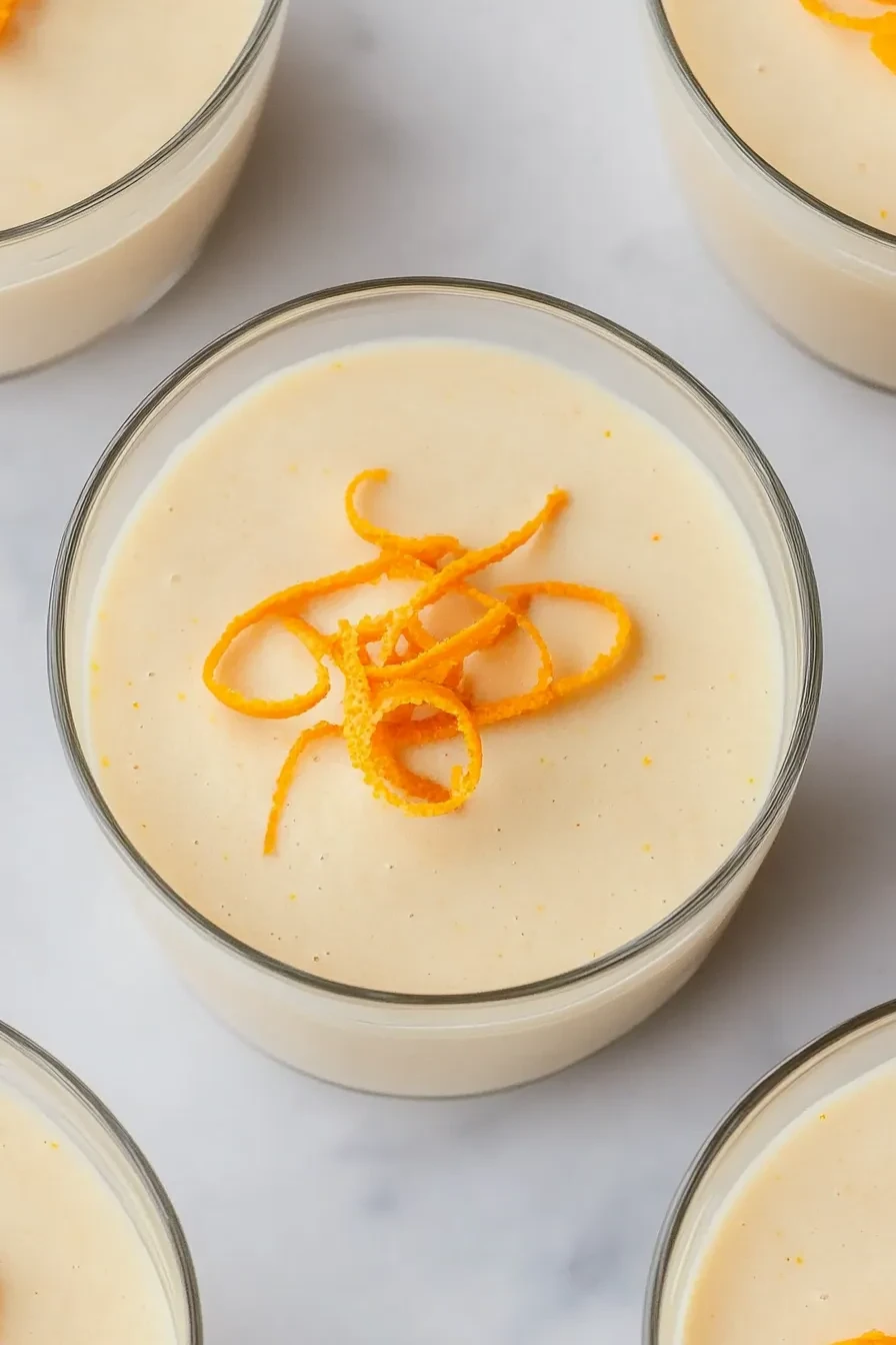 Best White Chocolate Orange Mousse finished
