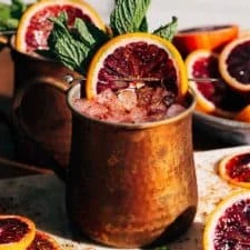 Blood Orange Mexican Mule - Butternut Bakery finished
