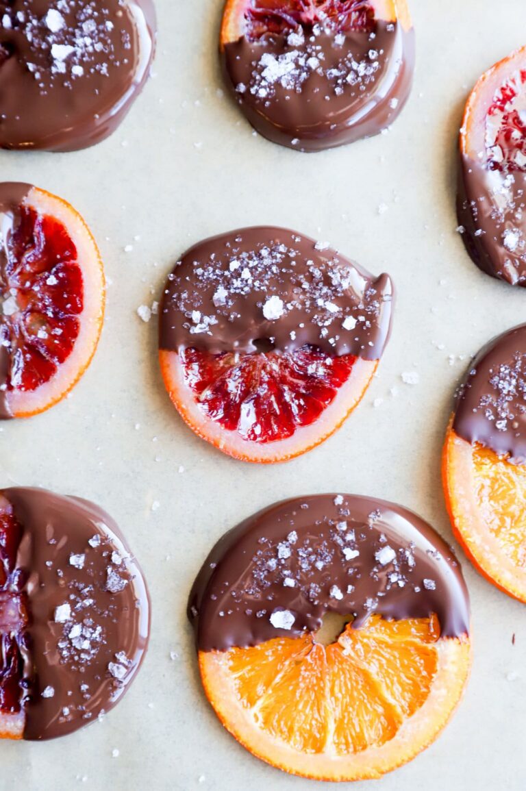 Chocolate Dipped Candied Orange Slices Recipe