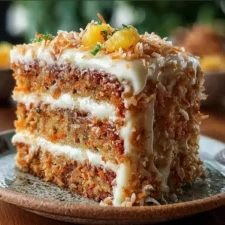 Delight Your Guests with Christmas Hawaiian Carrot Pineapple Cake finished