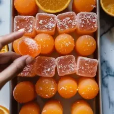 Classic Homemade Orange Candy Recipe or Old Fashioned Orange Candy Recipe finished