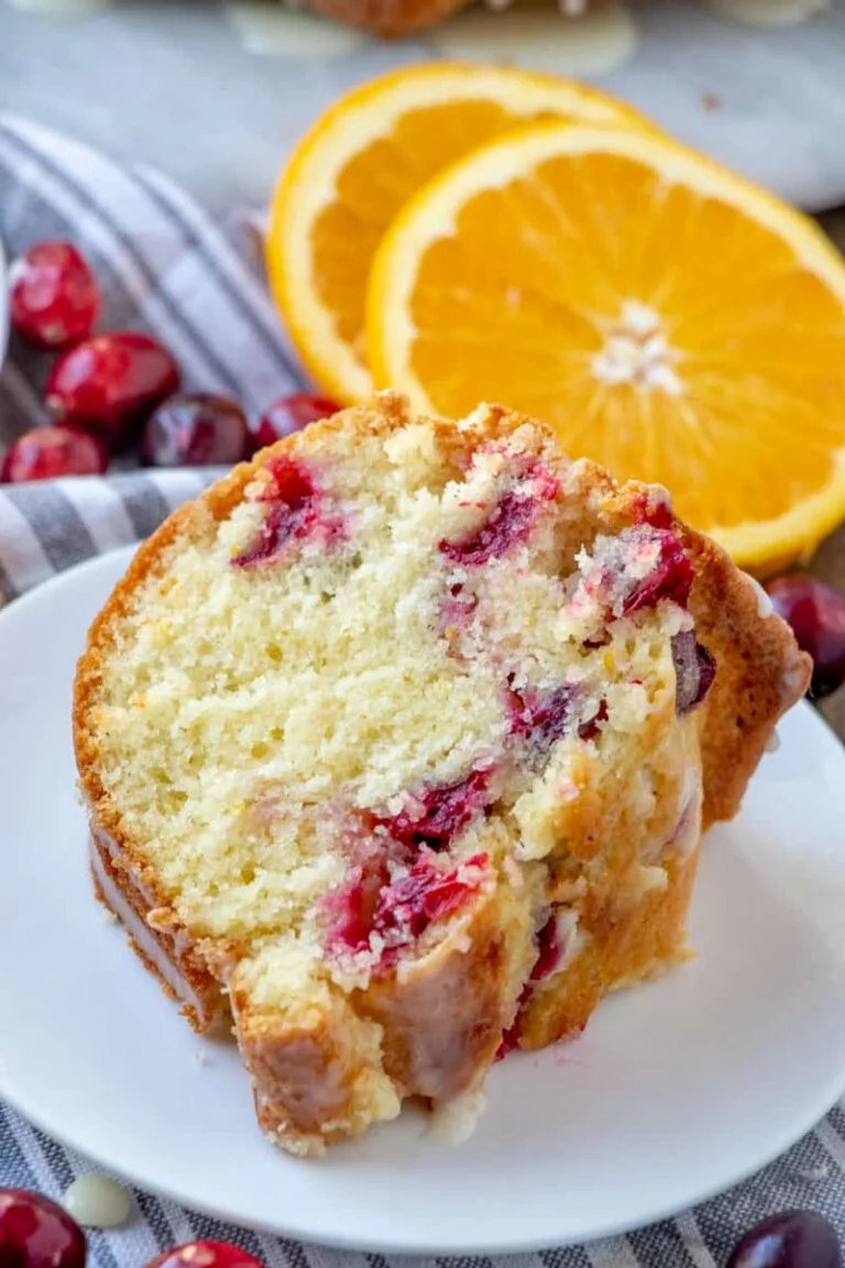 Cranberry Orange Bundt Cake Recipe