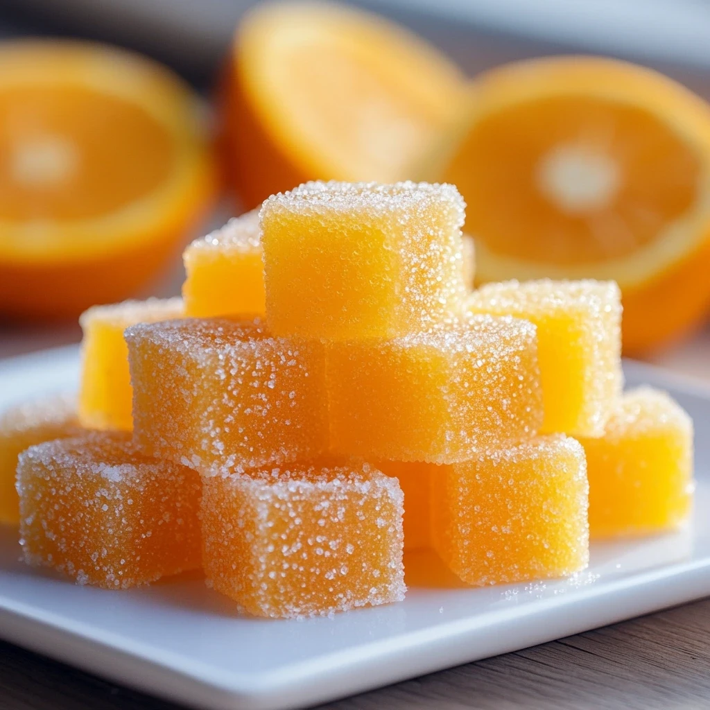 Easy 3-Ingredient Orange Candy finished