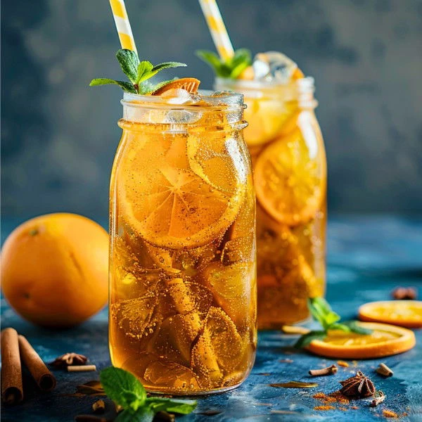 Easy Orange Cinnamon Iced Tea Recipe finished