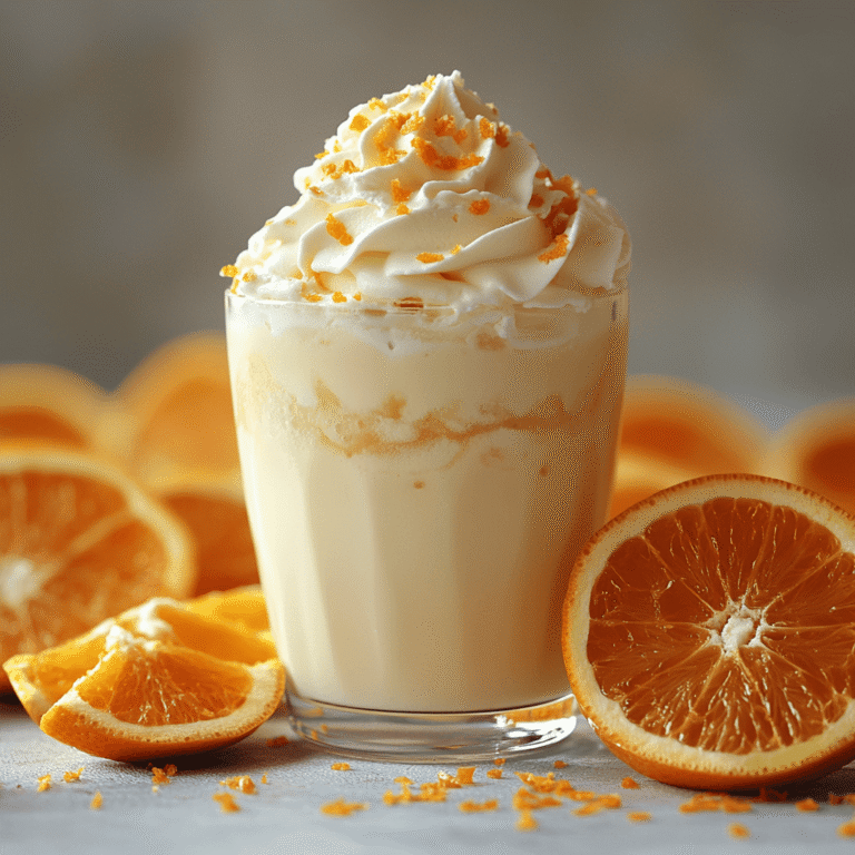 Orange Mousse Cups Recipe