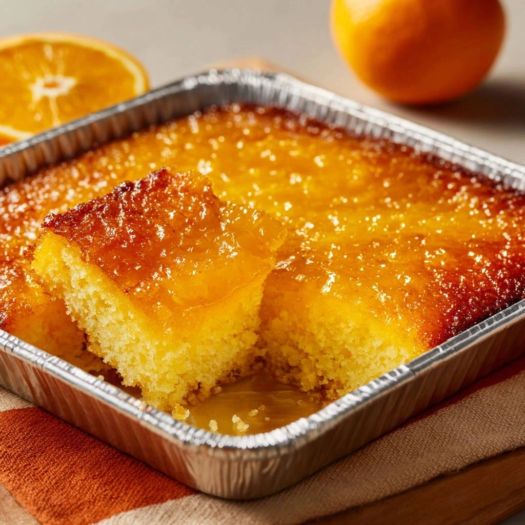 Easy Sunshine Orange Drizzle Cake Recipe finished