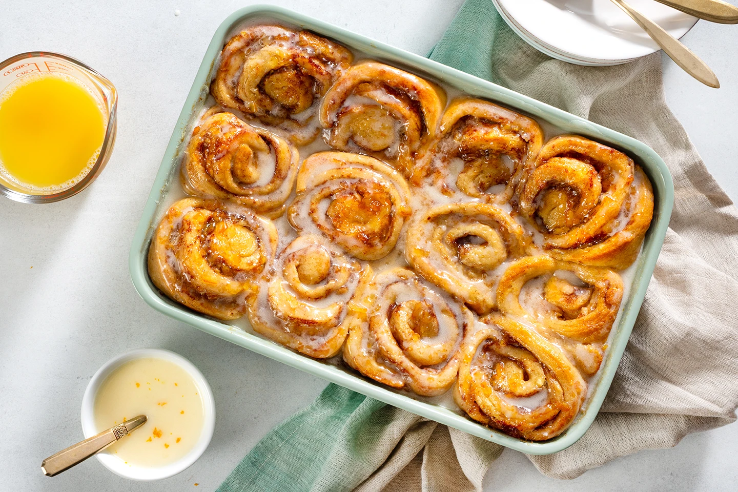 Florida Orange Juice Rolls or Our Florida Orange Rolls are an easy make-ahead breakfast the whole family will enjoy finished