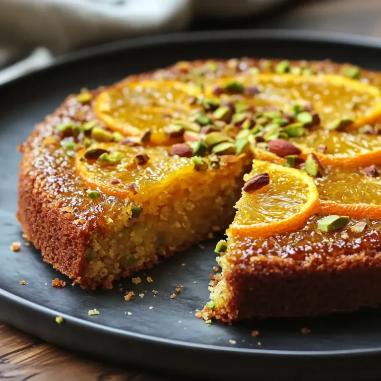 Flourless Orange Pistachio Cake Recipe