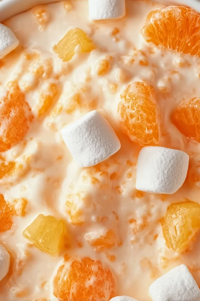 Healthy Greek Yogurt Orange Fluff finished