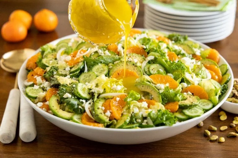 Irish Flag Clementine Cucumber Salad Recipe