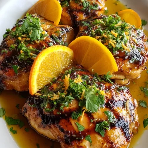 Key West Grilled Chicken with Tropical Citrus Marinade finished
