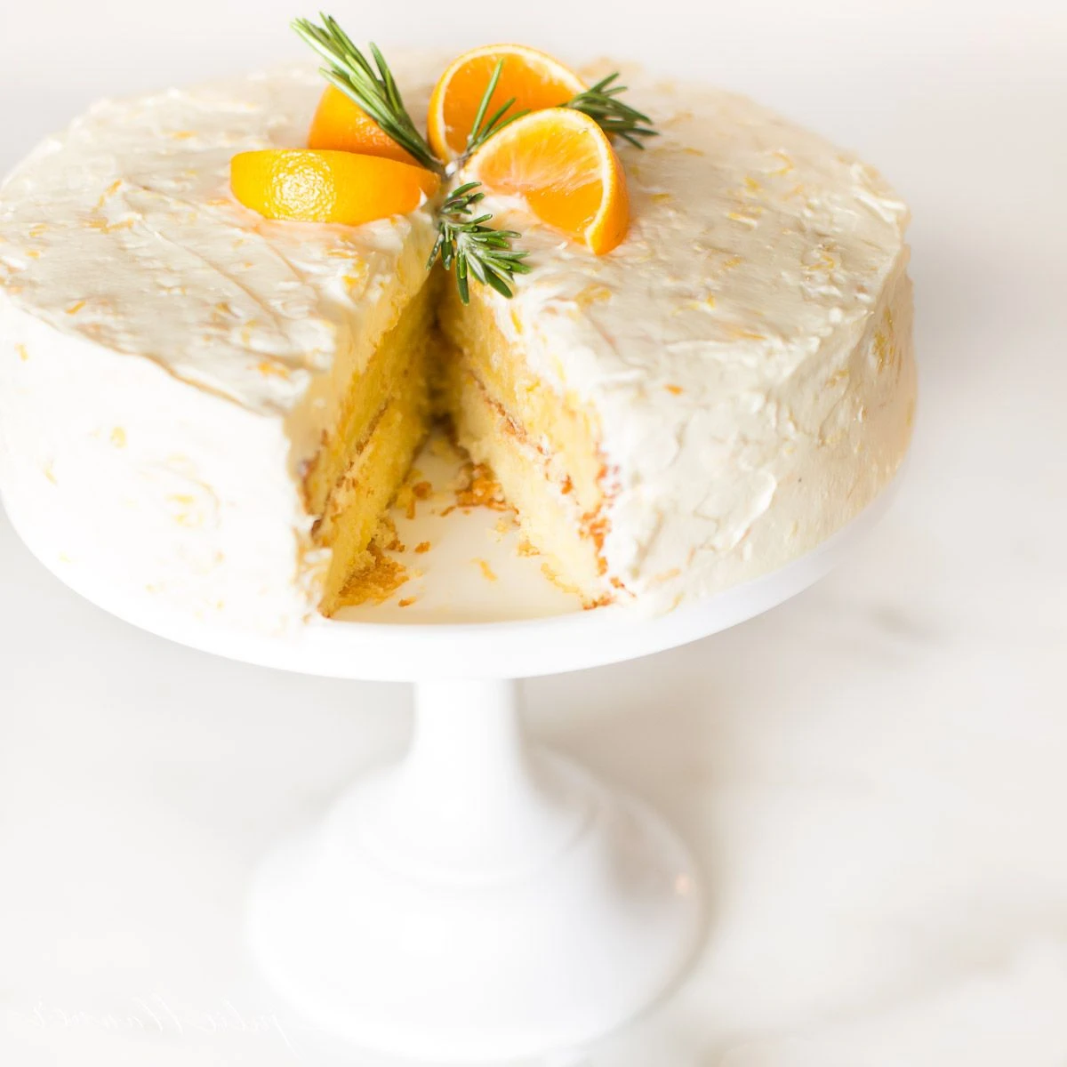 Mandarin Orange Cake Recipe finished