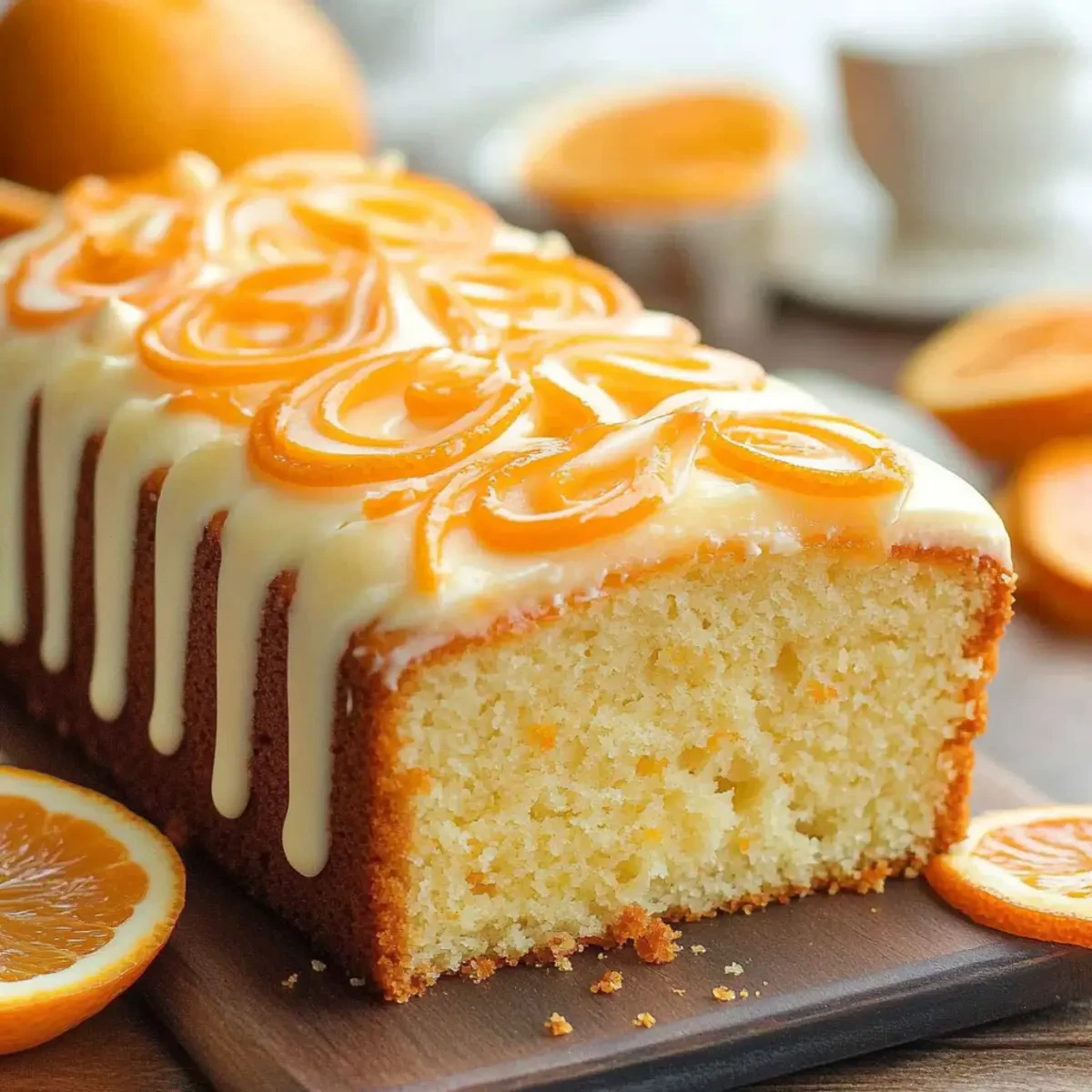 Irresistibly Moist Orange Loaf Cake Recipe That Will Brighten Your Day finished