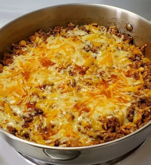 ONE POT MEXICAN RICE CASSEROLE finished