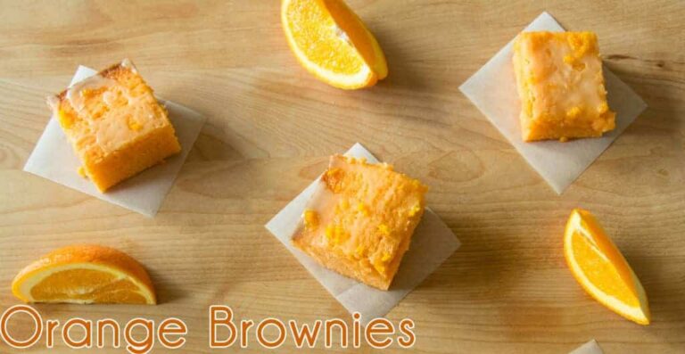 Orange Brownies Recipe