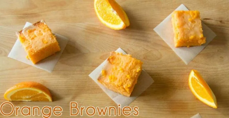 Orange Brownies Recipe