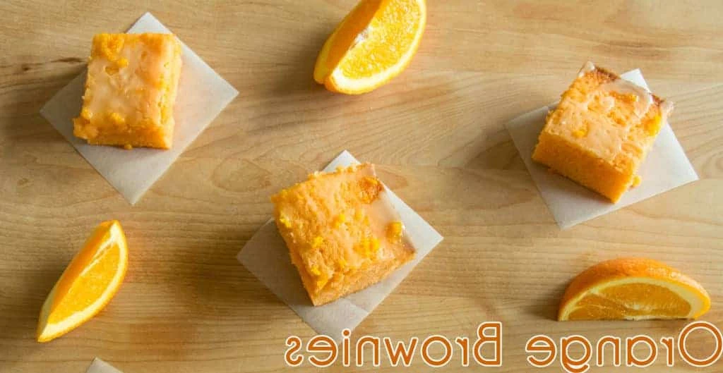 Orange Brownies - The Salty Marshmallow or These orange brownies are an incredibly easy recipe finished