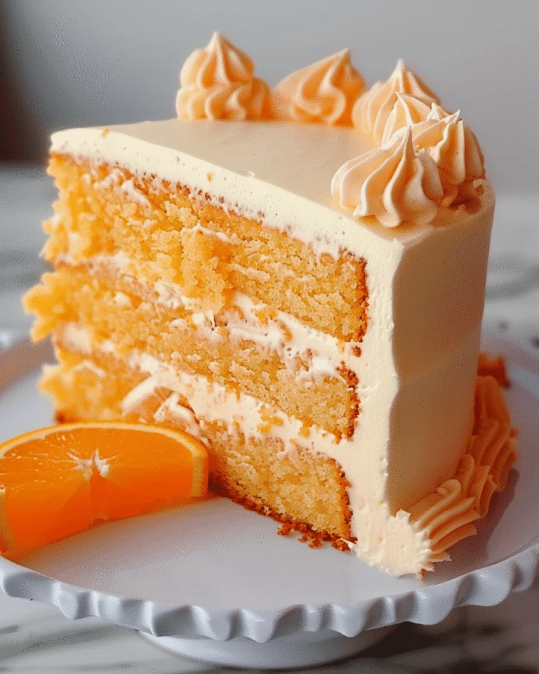 Orange Creamsicle Cake Recipe