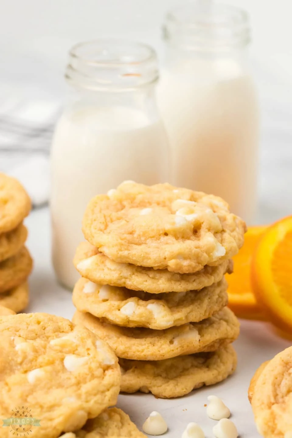 ORANGE CREAMSICLE COOKIES finished