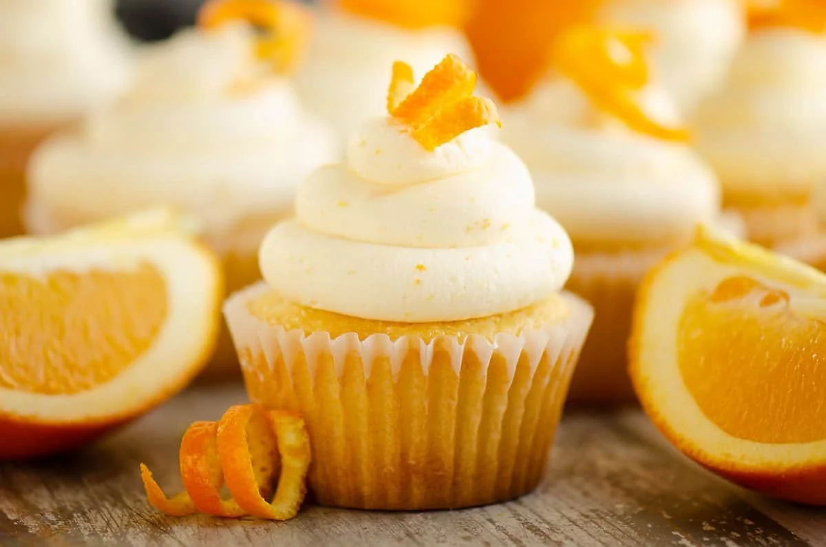 Orange Creamsicle Cupcakes ingredients