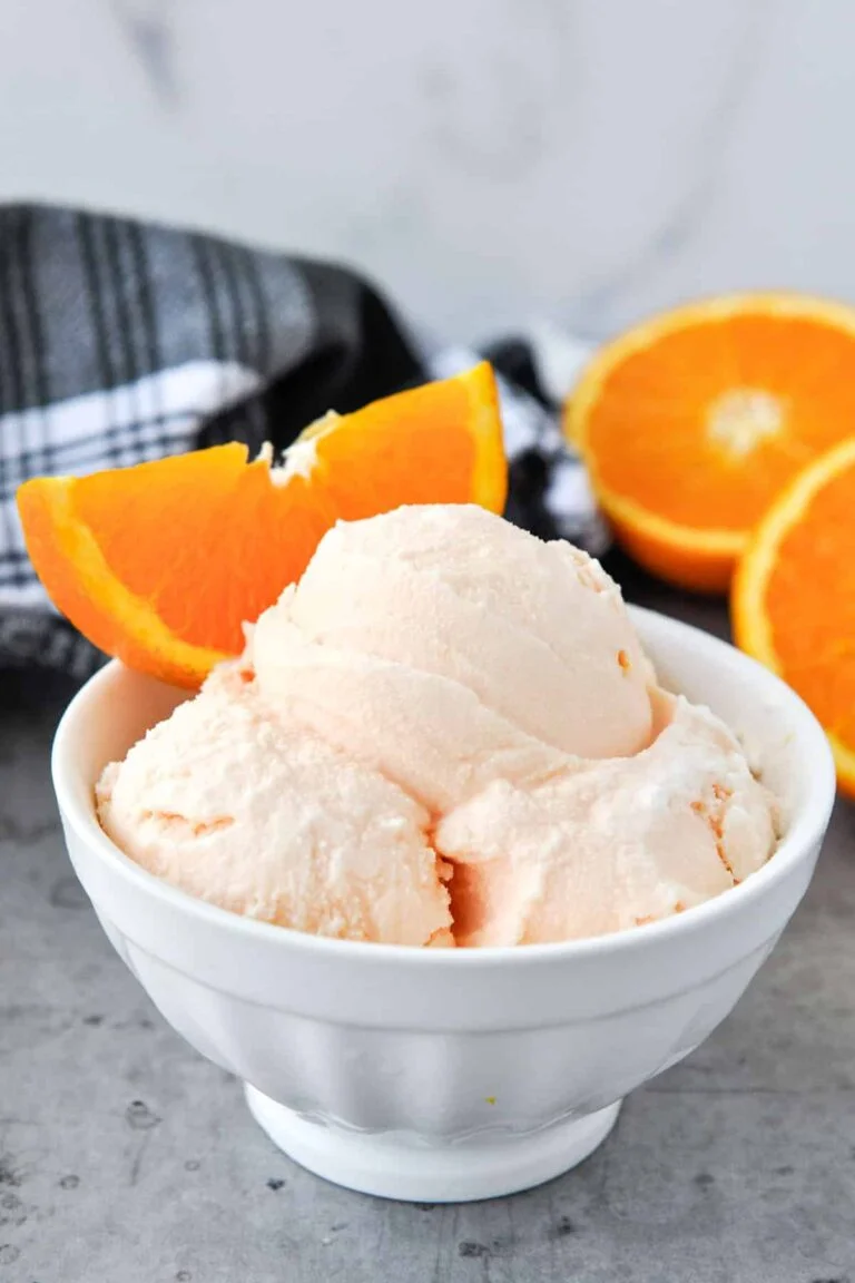 Orange Ice Cream Recipe