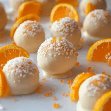 Recipe Title: How to Make Orange Creamsicle Truffles Easily finished