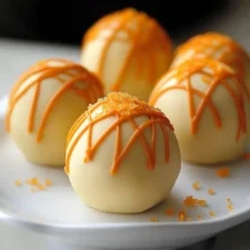 Orange Creamsicle Truffles finished