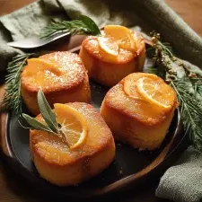 Orange Ginger Honey Cakes finished