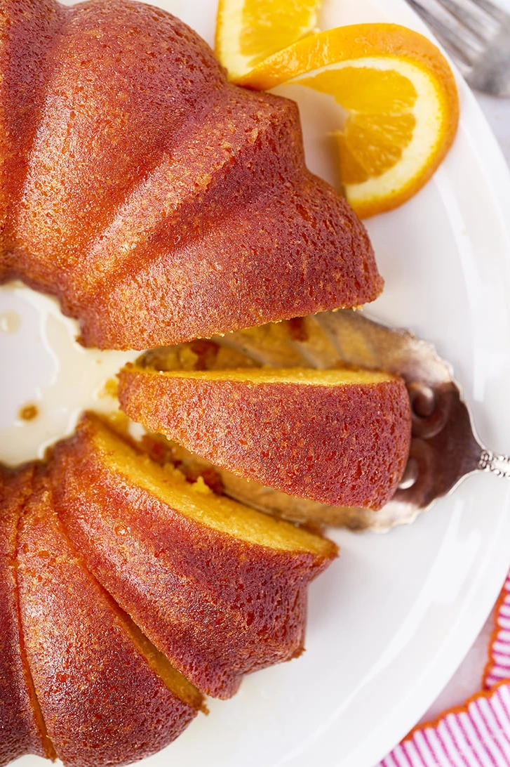 Orange Juice Cake finished