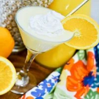 Orange Julius Vodka Martini finished