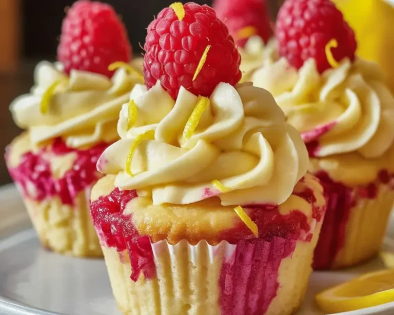 Raspberry Lemon Heaven Cupcakes Recipe