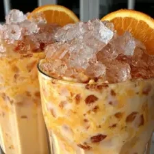 Refreshing Coconut Orange Glow – A Creamy Citrus Delight finished