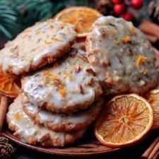 Spiced Orange Clove Cookies with Zesty Glaze Recipe finished