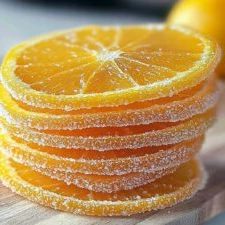 Sweet and Tangy Candied Orange Slices Recipe finished
