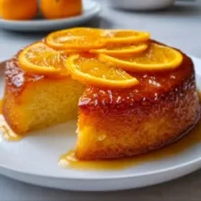 Upside Down Orange Cake Recipe – Moist Citrus Cake with Caramelized Oranges finished