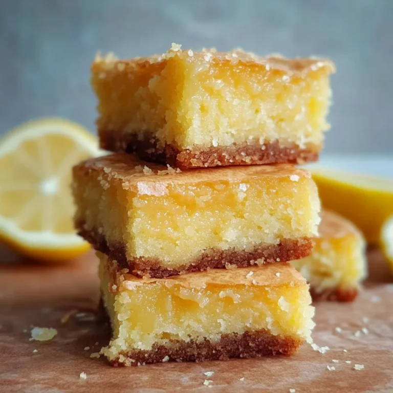 Amazing Lemon Brownies Recipe