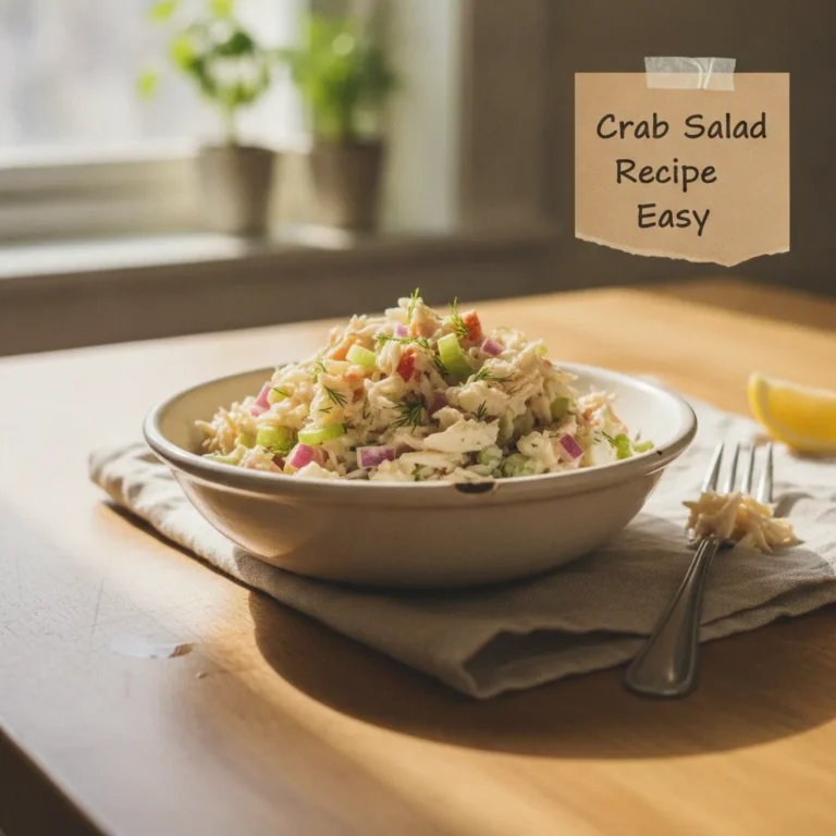 Crab Salad Recipe Easy