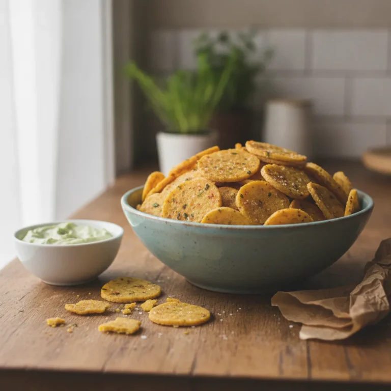 Baked Chickpea Chips Recipe
