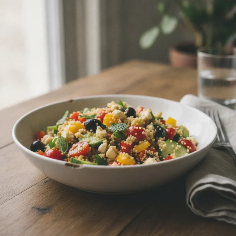 Light Mediterranean Couscous Salad Recipe