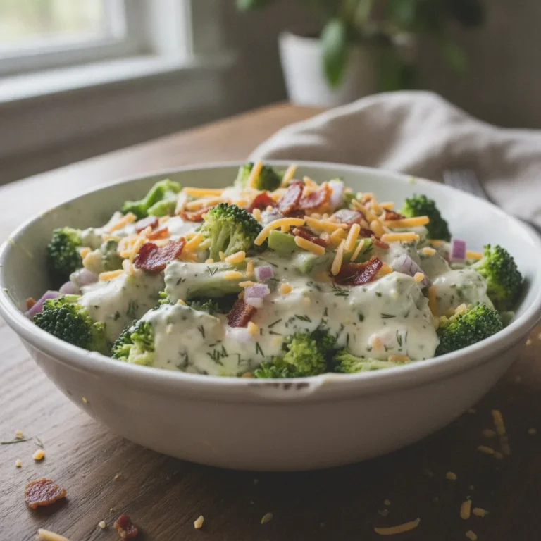 Quick Broccoli Ranch Salad Recipe