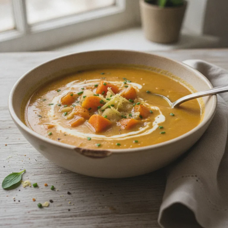 Apple Carrot Ginger Soup Recipe