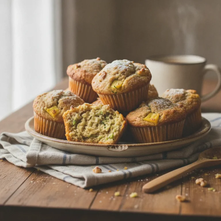 Pineapple Walnut Zucchini Muffins Recipe