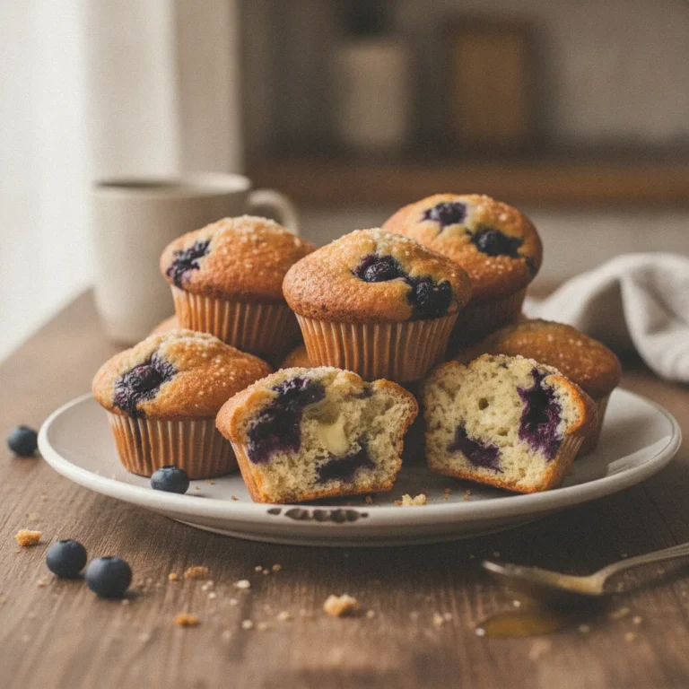 Ultimate Moist & Flavourful Blueberry Muffins Recipe